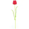 Image de Europalms, Plantes artificielles, Tulipe en cristal, fleur artificielle, rouge, 61cm 12x (61 cm)