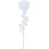 Image de Europalms, Plantes artificielles, Rose en cristal, fleur artificielle, transparente, 81cm 12x (81 cm)