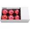 Image de Europalms, Décorations de sapin de Noël, LED Boule de Noël 6cm, rouge 6x