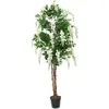 Image de Europalms, Plantes artificielles, Pluie d'or, plante artificielle, blanc, 150cm (150 cm)