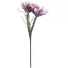 Image de Europalms, Plantes artificielles, Branche de magnolia (EVA), artificielle, violette