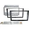 Image de ACV, Installation autoradio, 381230-24-3 Cache-radio Opel laque piano noire avec pli central (2 DIN)