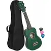 Image de Hage Soprano Ukulele Linden Green (incl. sac unpadded, 3 Picks) (Soprano, Soprano), Ukulélé, Vert