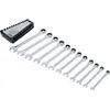 Image de BGS, Clé à molette, Jeu de clés mixtes à cliquet 8 - 19 mm 12 pièces (10 mm, 11 mm, 12 mm, 13 mm, 14 mm, 15 mm, 16 mm, 17 mm, 18 mm, 19 mm, 8 mm, 9 mm)