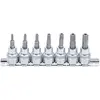 Image de BGS, Embouts, Bit Socket Set 10 mm (3/8") Drive T-Star tamperproof (for Torx) T15 - T50 7 pcs.