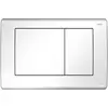 Image de TECE Planus bedieningspaneel glanzend wit 2-knops voor TECE Profil