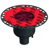 Image de TECE, Rigole de douche, TECEdrainpoint S Ablaufset senkrecht Kunststoff, mit Universalflansch DN 50 (255 mm)