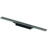 Image de TECE, Rigole de douche, drainprofile Profil de douche noir chromé brossé, L : 120 L : 5,5 cm (1200 mm)