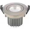 Image de Sigor, Plafonnier, Luminaire encastré Diled 10W 610lm 2700K-2100K DimmToWarm Acier 36 (610 lm)
