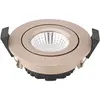 Image de Sigor, Plafonnier, Lampe encastrée Diled 6W 310lm 3000K Lampe de table champagne 36° dimmable (310 lm)