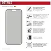 Image de Displex Privacy Glass, Privacy Full Cover Panzerglas (1 pcs, Apple iPhone 16 Pro), Téléphone portable : film de protection, Transparent, Noir