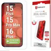 Image de Displex Real Glass, 2D Panzerglas (1 pcs, Apple iPhone 15 Plus, Apple iPhone 15 Pro Max, Apple iPhone 16 Plus), Téléphone portable : film de protection, Transparent
