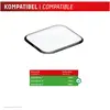 Image de Displex Full Cover Schutzfolie, Full Cover Watch Glass, Doppelpack, Film de protection pour smartwatch, Transparent