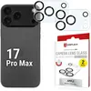 Image de Displex Full Cover Camera Lens Glass, Kamera Schutzglas, Platte, Doppelpack (2 pcs, Apple iPhone 17 Pro Max), Téléphone portable : film de protection, Transparent