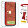 Image de Displex Real Glass + Case (1 pcs, Google Pixel 10), Téléphone portable : film de protection, Transparent