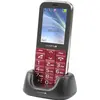 Image de Olympia Joy II 2G (2.40"), Téléphone portable à touches, Rouge, Argent