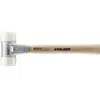 Image de Halder, Marteau, Maillet à frappe amortie BASEPLEX longueur 340 mm D. de la tête 50 mm dur bois nylon blanc (940 g)