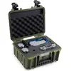 Image de B&W International B&W DJI Air 3 Case type 3000 marron vert (Valises de drone, DJI Air 3), Housse pour drone, Marron
