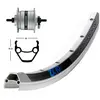 Image de Exal Roue Avant Zx19 Dynamo Shimano Dh3n31 9 x 100 mm