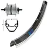 Image de Exal Roue Avant Zx19 Dynamo Shimano Dh3n31 26´´