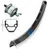 Image de Exal Roue Avant Zx19 Qr Dynamo Shimano Dh3n30