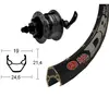 Image de Winora Roue Avant De Route Rigida Zac 2000 Qr Dynamo Shimano Dh3d35 6b Disc