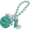 Image de Nobby Balle en caoutchouc plein avec corde Dental Line (Jouet de balle pour chiens), Jouets pour chien