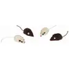 Image de Nobby Katzen-Spielzeug Plüschmaus mit Rassel, 4 Stück, 5 cm (Jouet en peluche chat), Jouets pour chat