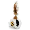 Image de Nobby Balle en peluche avec plumes, avec catnip (Jouet à balle chat), Jouets pour chat