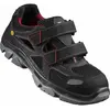 Image de Stabilus, Chaussures de travail, Sandale de sécurité THILO AIR taille 46 noir/rouge textile/résine S1 SRA ESD EN ISO 20345 (S1, 46)