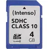 Image de Intenso SD Class 10 (4 Go, SDHC, U1), Carte mémoire, Argent