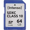 Image de Intenso SD Class 10 (64 Go, SDXC, U1), Carte mémoire, Argent