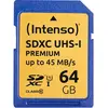 Image de Intenso Carte Mémoire Sdxc 64gb Class 10 Uhs-i Premium