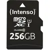 Image de Intenso microSDXC 256 Go Classe 10 UHS-I U1 Performance (256 Go, microSDHC, U1, UHS-I), Carte mémoire, Noir