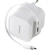Image de Intenso POWER ADAPTER 1XUSB-A/1XUSB-C/BLACK 7806522 (65 W, 2 ports), Chargeur USB, Noir, Blanc