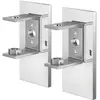 Image de ZACK Linea Muurbeugel voor verlijming set 2 stuks glans RVS