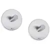 Image de ZACK Peco zelfklevende handdoekhaak 4,5cm 2 stuks rond geborsteld RVS