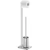 Image de ZACK Carvo Toiletbutler 15x18x71,5cm geborsteld RVS