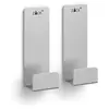 Image de ZACK Potes zelfklevende handdoekhaken 7cm 2 stuks geborsteld RVS