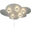 Image de Niermann Stand By, Applique + plafonnier, Nuage avec des étoiles (E14)