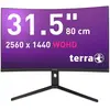 Image de Wortmann TERRA LCD/LED 3285W HA black CURVED USB-C/HDMI/DP (2560 x 1440 pixels, 31.50"), Moniteur, Noir