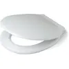 Image de Pagette, Abattant WC, Siège de WC Exklusiv Highline avec couvercle, avec dispositif d'abaissement automatique blanc