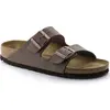 Image de Birkenstock, Unisexe, Sandales, Arizona Birko-Flor Nubuk normal, Marron, (41)