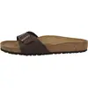 Image de Birkenstock, Femmes, Sandales, Madrid Birko-Flor normal, Marron, (41)