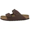 Image de Birkenstock, Unisexe, Sandales, Arizona SFB Birko-Flor Weichbettung normal, Marron, (43)