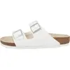 Image de Birkenstock, Unisexe, Sandales, Arizona Birko-Flor normal, Blanc, (47)