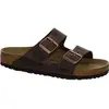 Image de Birkenstock, Unisexe, Sandales, Arizona Nubukleder Normal, Marron, (38)