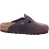 Image de Birkenstock, Hommes, Sandales, Boston Nubuck huilé Normal, Marron, (43)