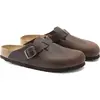 Image de Birkenstock, Unisexe, Sandales, Boston nubuck normal, Marron, (44)