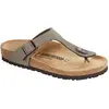 Image de Birkenstock, Femmes, Sandales, Gizeh Birko-Flor Nubuk Normal, Gris, (43)